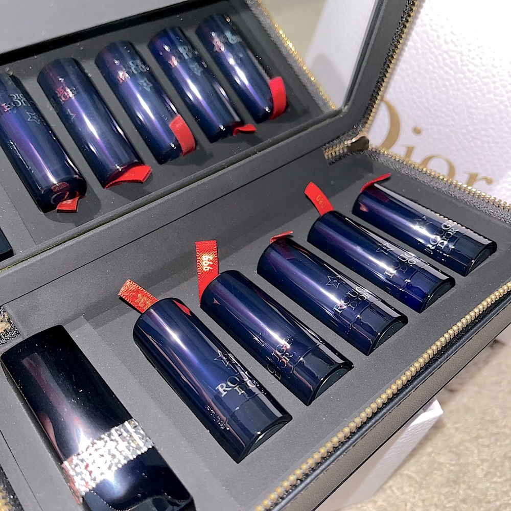 NWT DIOR Rouge Dior Couture Collection 6 pc Set Happy 2020 Limited Edition - Picture 2 of 4